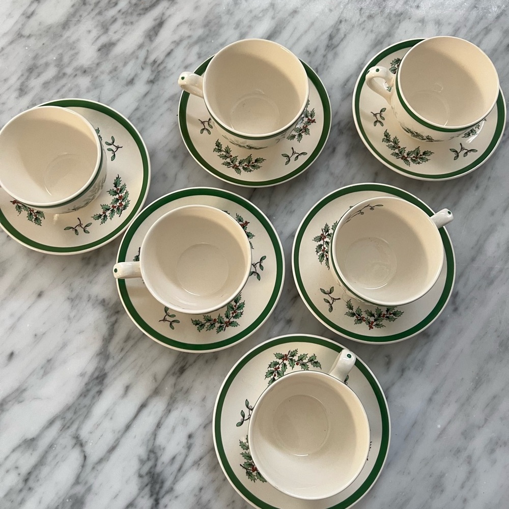 Spode Christmas Tree Cups
